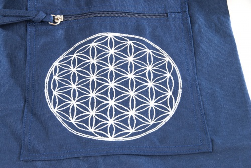 Jóga taška „Květ života“ modrá