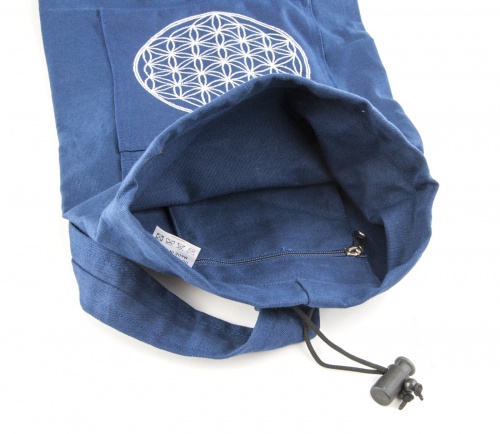Jóga taška „Květ života“ modrá