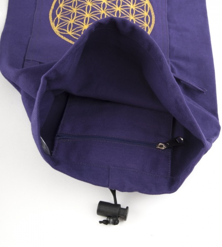 Jóga taška „Květ života“ fialová