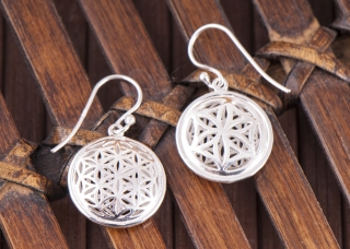 Náušnice "Květ života" - Stříbro ryzost Ag 925